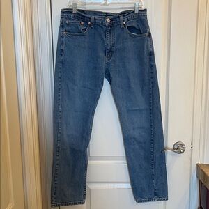 Levi's 505 Blue Denim Jeans with Iconic Patch